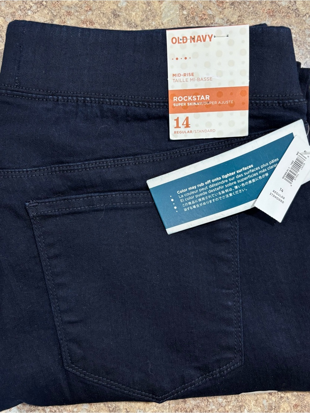 Old Navy Rockstar Super Skinny Jeans in Dark Navy